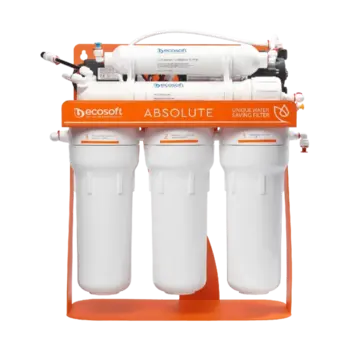 Фильтр обратного осмоса Ecosoft Absolute с помпой на станине