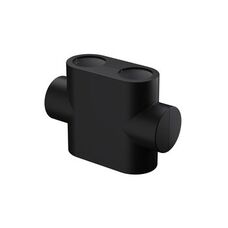 Oventrop Multiblock T декоративна кришка, прохідний, чорний мат