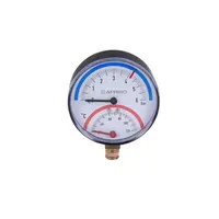 Термоманометр AFRISO, TM80 (80мм, 0-6 бар, 20-120°C), 1/4" радіальний