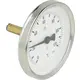 Биметаллический термометр AFRISO, BITh 80 (80 мм, 0-120 C°, вкладка 40 мм) 1/2" аксиальный
