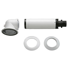 Комплект димоходу BOSCH FC-Set80-C13x (горизонтальний), DN80/125 (телескопічний)