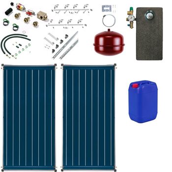 Пакет Buderus Logapak Alpha Bosch 2 х Solar 4000 TF/AGS 10E-2 для плоскої покрівлі для 2-3 осіб