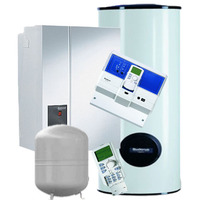 Пакет Buderus Logapak GB112 — 43kW для 2 отопительных контуров и ГВС (бак Logalux SU500)